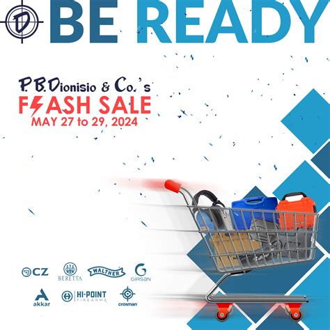 BE READY for the P.B.Dionisio & Co’s .